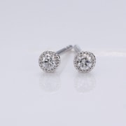 K10WG ダイヤピアス Tiny Glitter