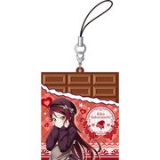 ラブライブ！サンシャイン！！ チョコ型ラバーストラップ 桜内梨子 [キャラクターグッズ]