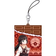 ラブライブ！サンシャイン！！ チョコ型ラバーストラップ 黒澤ダイヤ [キャラクターグッズ]