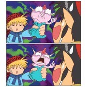 魔法陣グルグル 2コマ漫画風アクリルキーホルダー 6.ギップル [キャラクターグッズ]