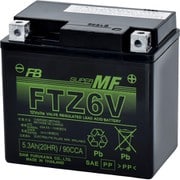 バイク用バッテリー 液入充電済み FTZ6V