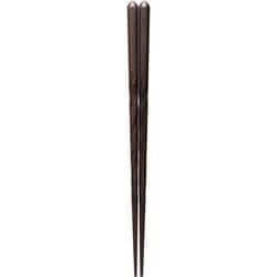 箸 漆鉄木けずり 23.5cm 黒