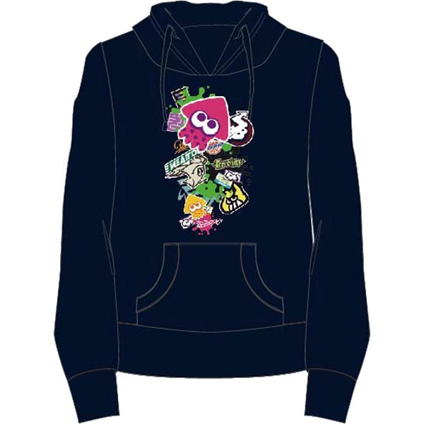 スプラトゥーン2 Nv M Kids イカグラフィティー プルパーカー キャラクター衣料品