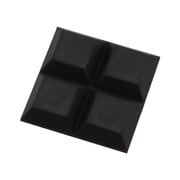 PUクッション 黒 20x20x8mm KKU-210