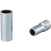 パック入 9.5sqセミディープソケット 十二角 10mm B3M-10W