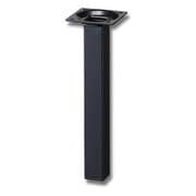 スマートレグ 角脚 25mm角×200mm 黒 KSK252-1