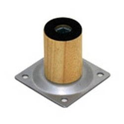 スマートレグ木製丸脚 約33丸×50mm シルバー KSW-3305