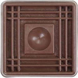 床のキズ防止 振動効果 エッジ付き防振ゴム 内径:40mm BEGS-9-40