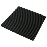 ゴム板 両面スジ入り 10x200x200mm KWB-1020