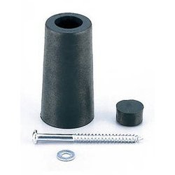 PGD-52-1 [ゴムクッション戸当リ 50×26mm 黒 1個]