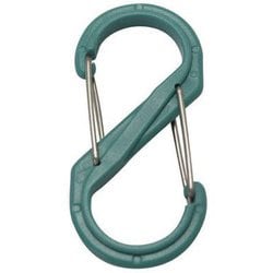 S型カラビナ 大 ターコイズ KRSA88-7