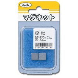 角型ネオジウム 10x2mm 2個 KGN-112