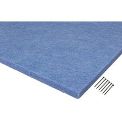 吸音カラー硬質フェルトボード 300x300mm ライトブルー KQFT309-3