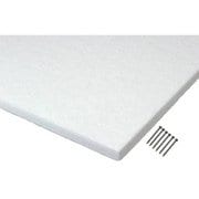 KQFT309-7 [吸音カラー硬質フェルトボード 300x300mm 白]