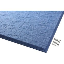 吸音カラー硬質フェルトボード 400x400mm ライトブルー KQFTM49-3