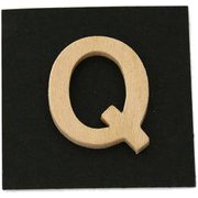 PSB25-Q [シナベニヤ製 抜き文字 25mm Q]