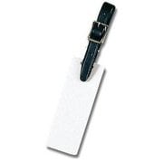 26N-1 [バッグタッグ 白 無地 100x35x3mm バンド付き]