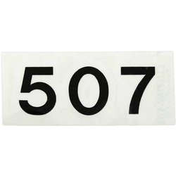 CL176-507 [キャリエーター 黒 文字サイズ20x45～57mm 507]