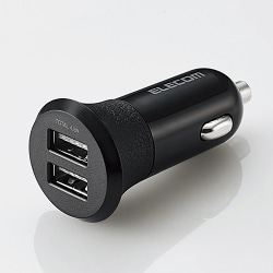 車載充電器(4.8A・2ポート) ブラック MPA-CCU10BK