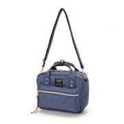 AT-C1223　DBL [スクエアミニボストン2WAYショルダーバッグ デニムブルー]