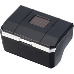 ED-187 [車内用品 EXEA（エクセア） 灰皿 オンドアアッシュ ドアポケット型 ブラック LED付き（スーパースリムの太さまで（5～8ｍｍ）対応）]