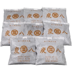 炭八 床下用 調湿 消臭 木炭 12L 8袋入 45×45×7cm 日本製