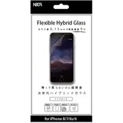 NBGF-IP8-HB-013-CL [iPhone SE（第2世代）/8/7/6s/6 4.7インチ用 ハイブリットガラス クリアー]