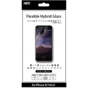 NBGF-IP8-HB-N013-BK [iPhone SE（第2世代）/8/7/6s/6 4.7インチ用 ハイブリットガラス フルカバーブラック]