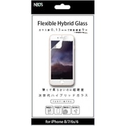 NBGF-IP8-HB-N013-WH [iPhone SE（第2世代）/8/7/6s/6 4.7インチ用 ハイブリットガラス フルカバーホワイト]