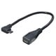 USBmicro L型ケーブル延長20cm 左L USBMC-CA20LLF