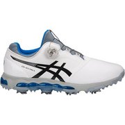 GEL-ACE PRO X（ゲル エース プロ X） ホワイト/ファントム ソフトスパイクシューズ 25.0cm 3E相当 BOAダイヤル式 2018年モデル [ゴルフシューズ]