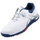 GEL-ACE TOUR 3（ゲル エース ツアー3） ホワイト/インディゴブルー ソフトスパイクシューズ 25.0cm 3E相当 BOAダイヤル式 2018年モデル [ゴルフシューズ]