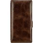 CBR-SYG8341MS4EACBST [BONRONI Premium Leather Case for Xperia XZ1 Book w/stand 濃茶]