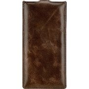 CBR-SYG8341AAEACB [BONRONI Premium Leather Case for Xperia XZ1 Flip 濃茶]