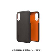 IC8KBGBLK [iPhone X用 耐衝撃本革ハードケース KNIGHTSBRIDGE Black]