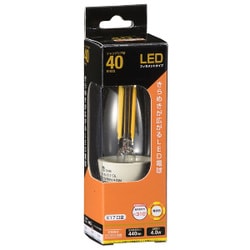 ヨドバシ.com - オーム電機 OHM LED電球 フィラメント