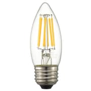 LED電球 フィラメント シャンデリア形 E26 60W相当 電球色 LDC6L C6