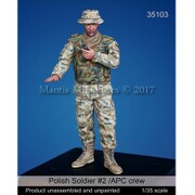 現用ポーランド兵 ＃2 APCコマンダー [1/35スケール レジン製ミリタリーフィギュア]