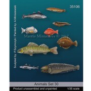動物セット30 海の魚2 [1/35スケール レジン製ディティールアップパーツ]
