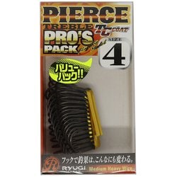 リューギ HPT144 ピアストレブルプロズパック 4 [フック・針 ルアー用フック]