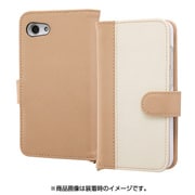 AQUOS R compact 手帳型ケース ノーブル ベージュ/ホワイト RT-AQRCOLBC10/BEW