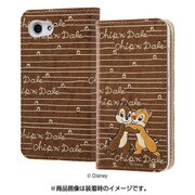 RT-DAQRCOT/CD [AQUOS R compact 手帳型ケース スタンディング カーシヴ ディズニー チップ＆デール]