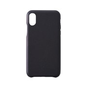 TR-IP178-NNPT-TSBK [[NUNO] Clarino Back Case for iPhone X シュリンクブラック]