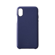 TR-IP178-NNPT-TSNV [[NUNO] Clarino Back Case for iPhone X シュリンクネイビー]