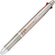 多機能ペン Dr.グリップ4+1 油性ボールペン 0.7mm 細字 黒・赤・青・緑 シャープ0.5mm シャンパンゴールド BKHDF1SFN-CG