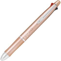 多機能ペン Dr.グリップ4+1 油性ボールペン 0.7mm 細字 黒・赤・青・緑 シャープ0.5mm ピンクゴールド BKHDF1SFN-PG
