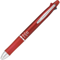 多機能ペン Dr.グリップ4+1 油性ボールペン 0.7mm 細字 黒・赤・青・緑 シャープ0.5mm レッド BKHDF1SFN-R