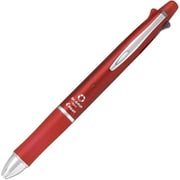 多機能ペン Dr.グリップ4+1 油性ボールペン 0.7mm 細字 黒・赤・青・緑 シャープ0.5mm レッド BKHDF1SFN-R