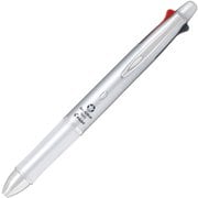 複合ペン ドクターグリップ4+1油性ボールペン 0.7mm 細字 シルバー BKHDF1SFN-S