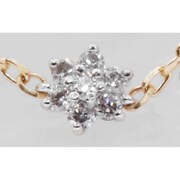 0002407053 K10WG/YG ダイヤブレスレット Tiny Glitter